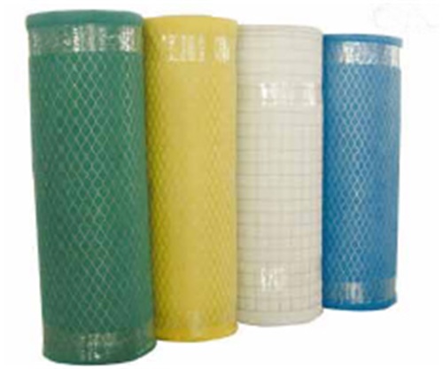 Wire Mesh Backed Composite Air Filter Media