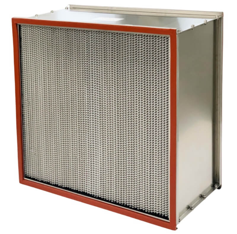 high temperature resistant high efficiency filter with clapboard1